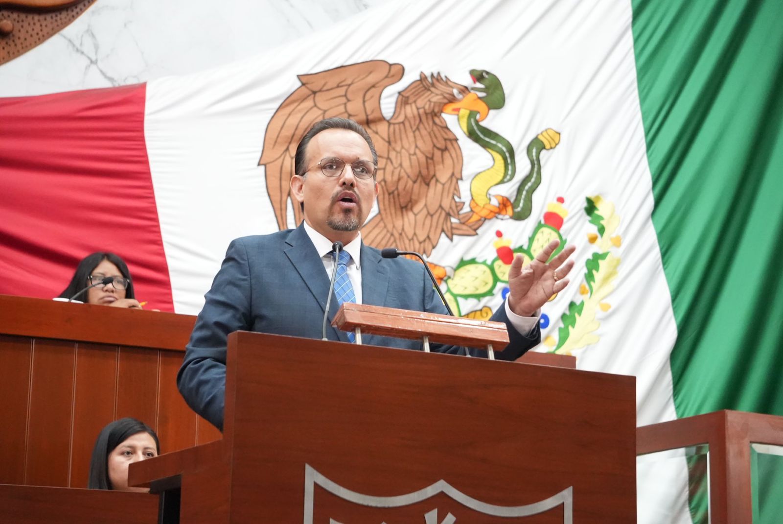 Los derechos a la libre manifestación y expresión son intrínsecos a la democracia: Cambrón Soria